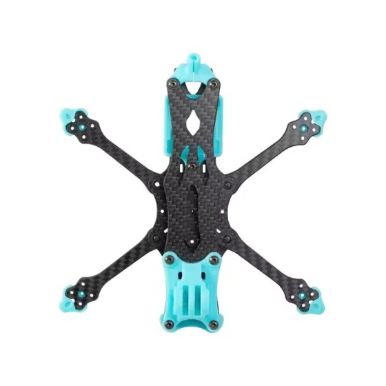 Foxeer Kit de cadre de drone en fibre de carbone T700 de 4/3, 5 pouces d'épaisseur de bras de 5mm pour drone de course RC